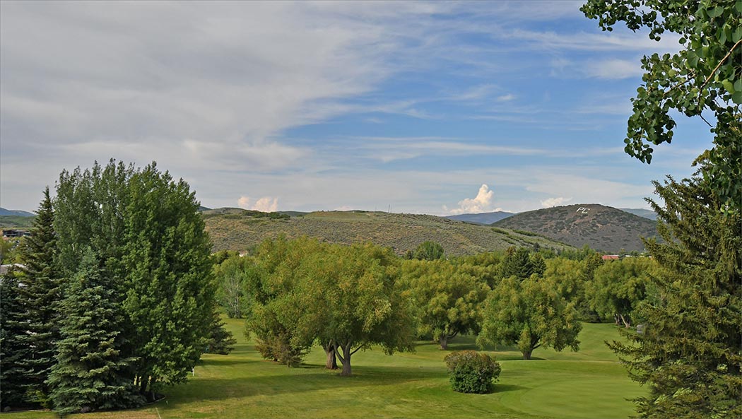 Golf Course view Park City vacation rental by owner.